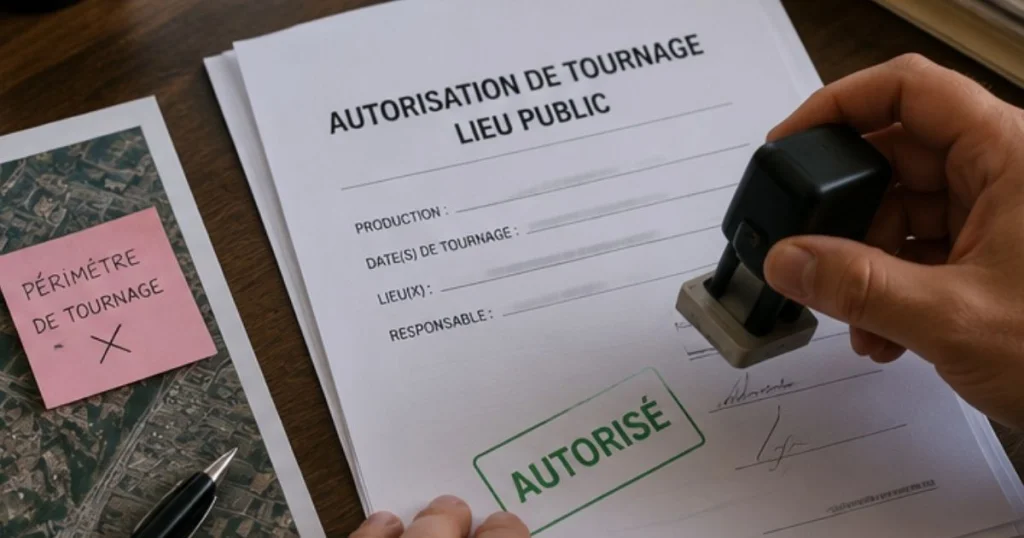 Gestion des autorisations de tournage