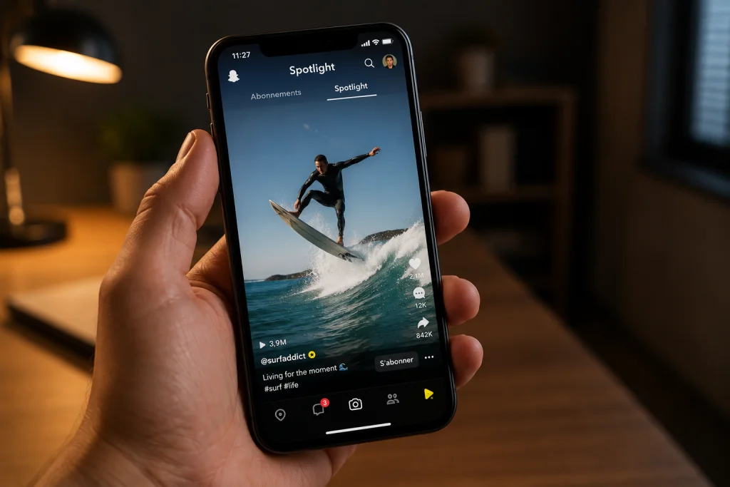 Snapchat Spotlight pour votre marque
