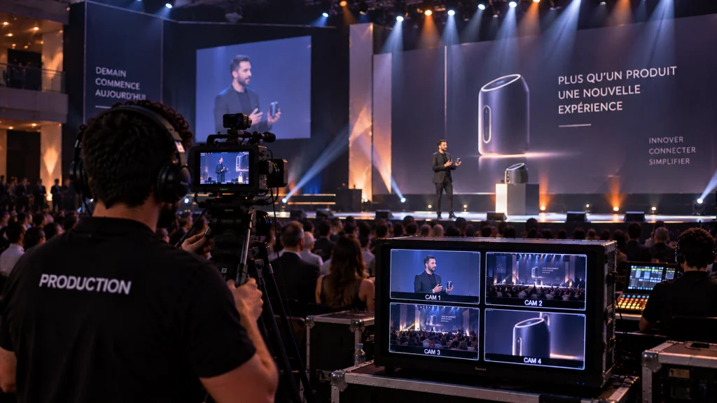 Captation de lancement de produit