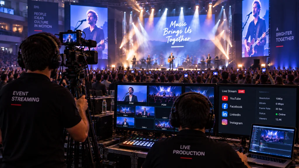Streaming concert