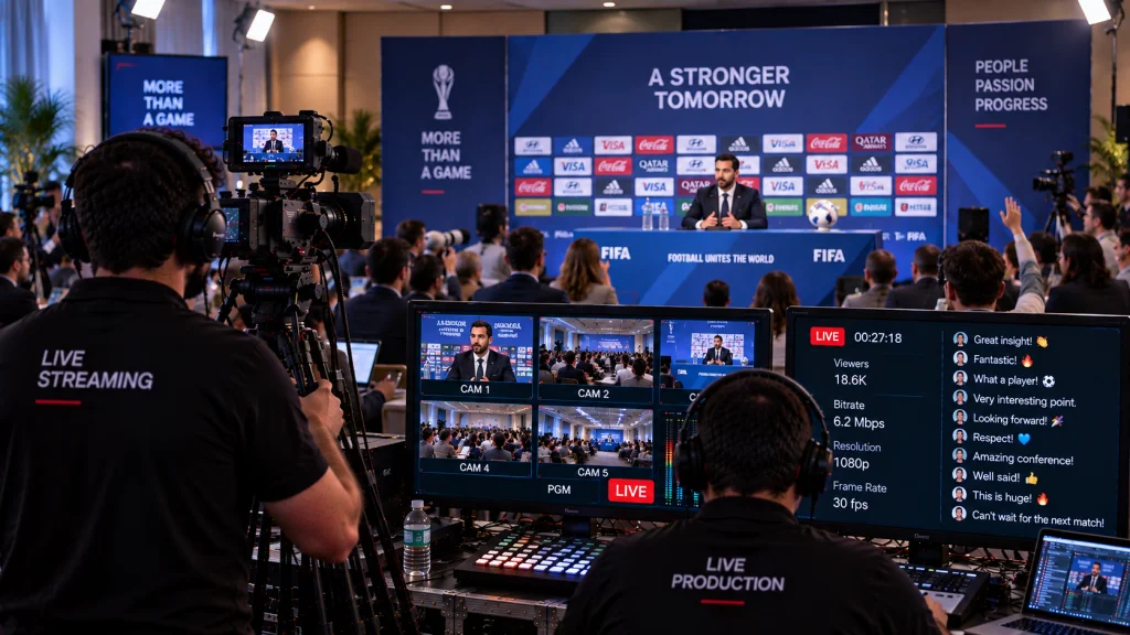 Streaming conférence de presse