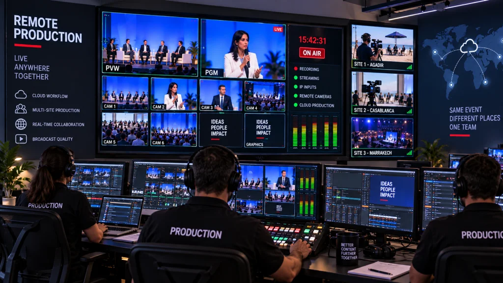 Production à distance