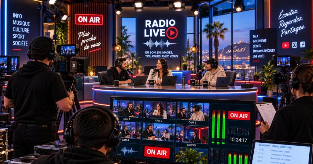 Live radio vidéo