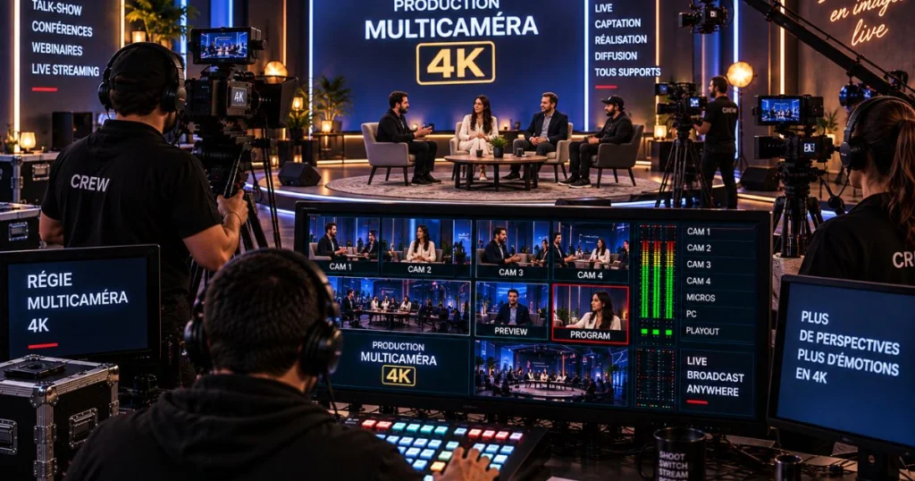 Production multicaméra 4K