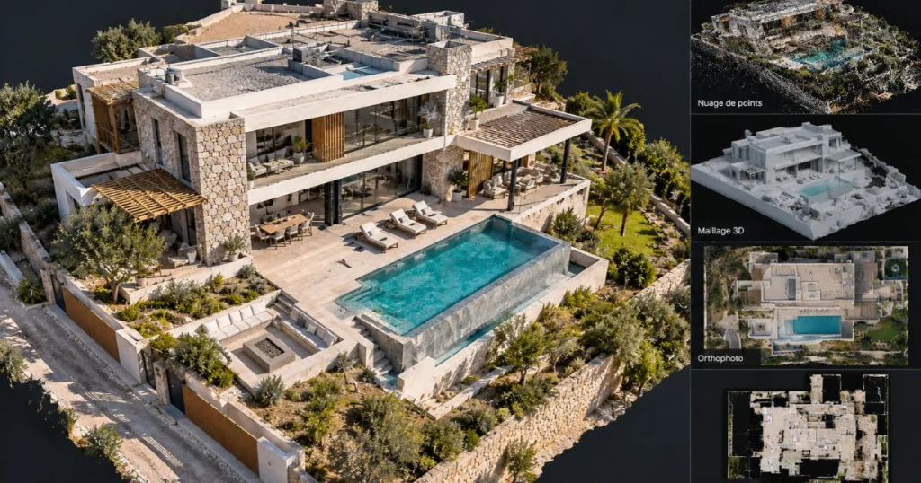 Photogrammétrie immobilière de luxe